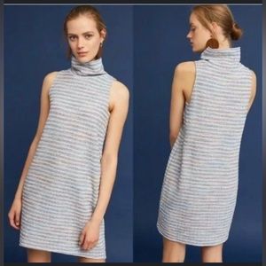 Anthropology Akemi+Kim Turtle Neck Sleeveless Dress